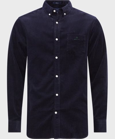 Gant Shirts D1. REG CORDUROY SHIRT BD 3017170 Blue